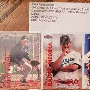 1999 Fleer Corp® 003 CARD LOT Fleer Tradition Warning Track Collection™